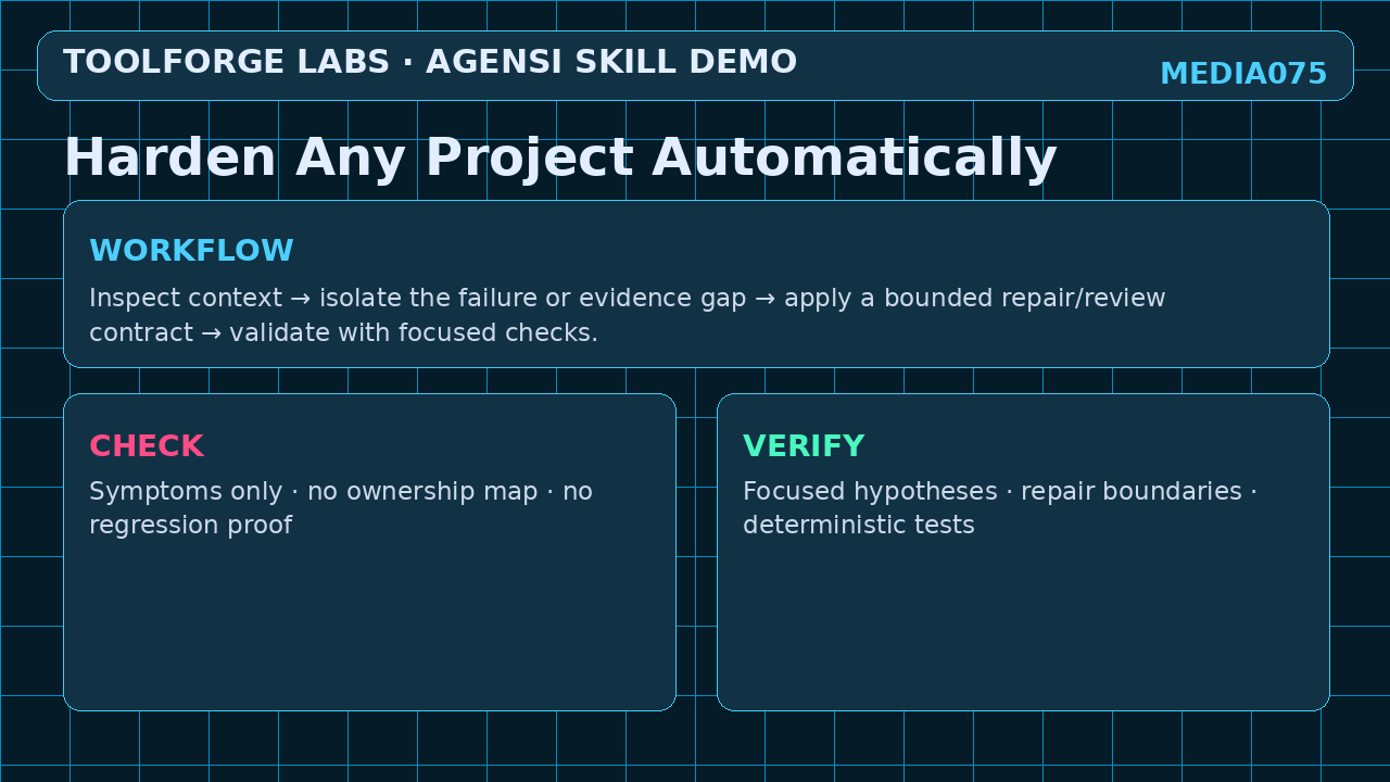 Harden Any Project Automatically screenshot 2