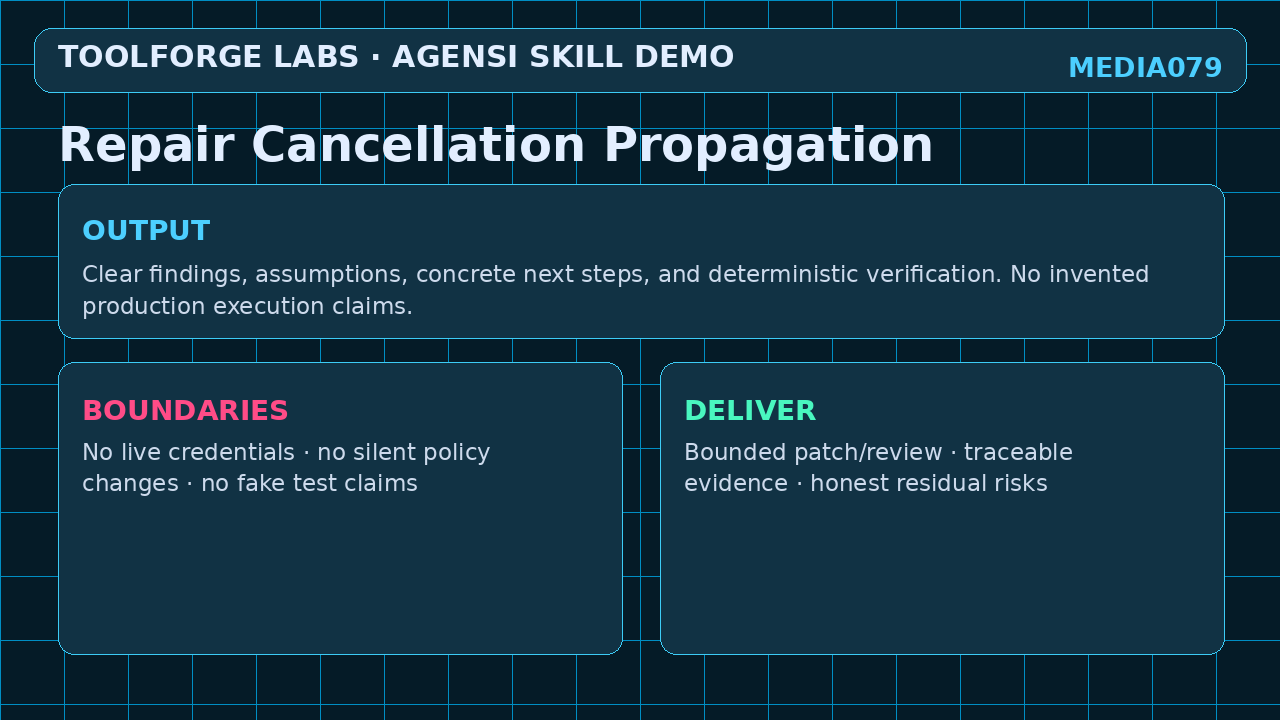 Repair Cancellation Propagation screenshot 3