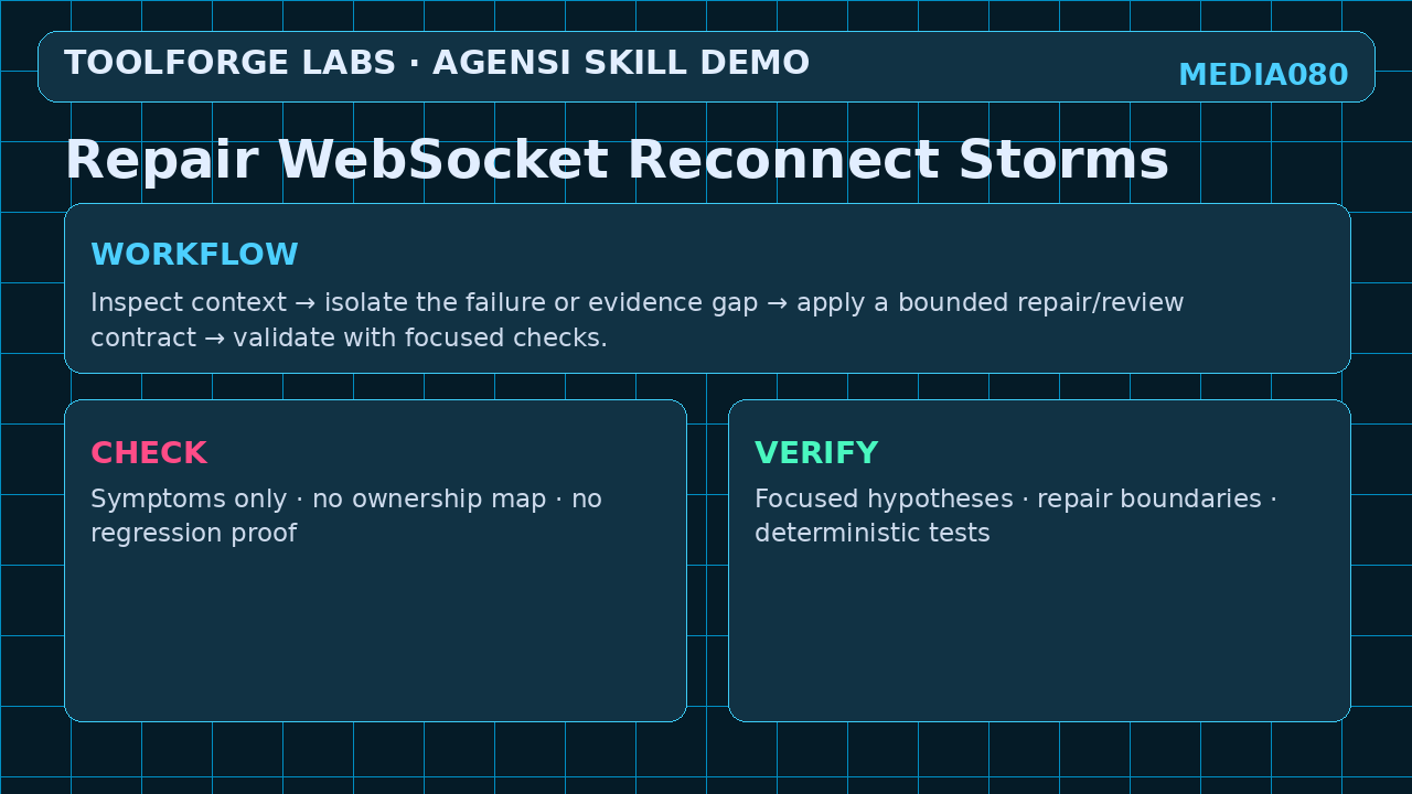 Repair WebSocket Reconnect Storms screenshot 2