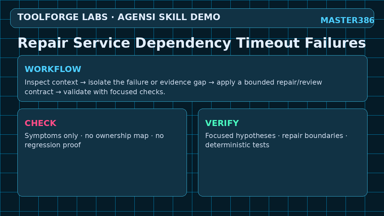 Repair Service Dependency Timeout Failures screenshot 2