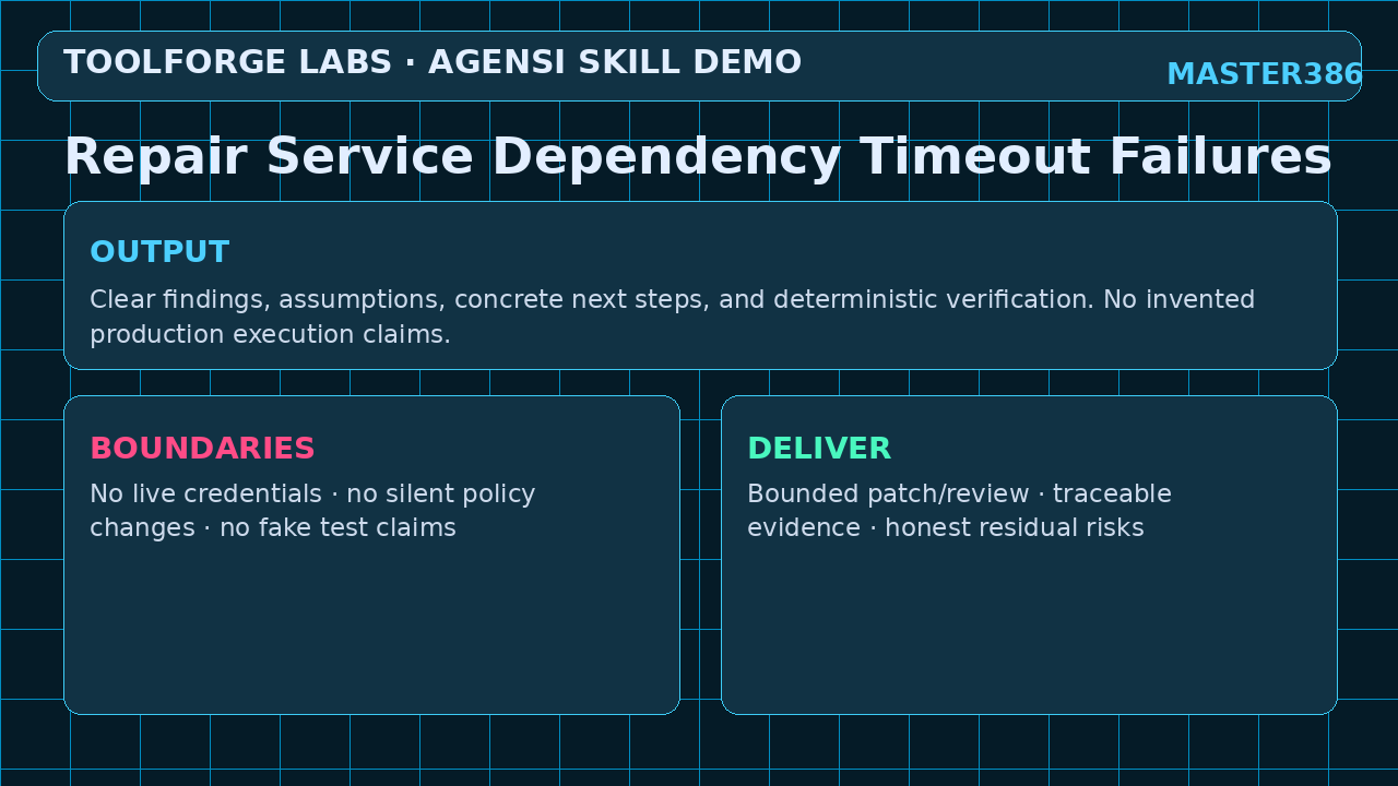 Repair Service Dependency Timeout Failures screenshot 3
