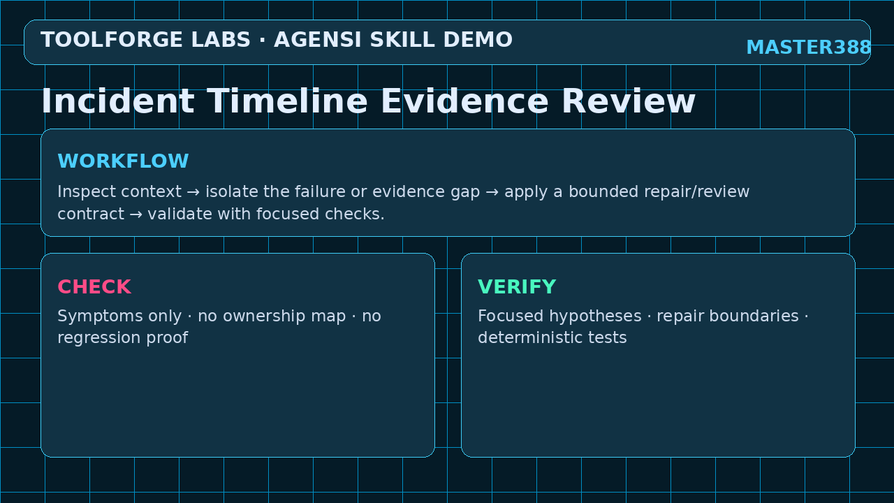Incident Timeline Evidence Review screenshot 2