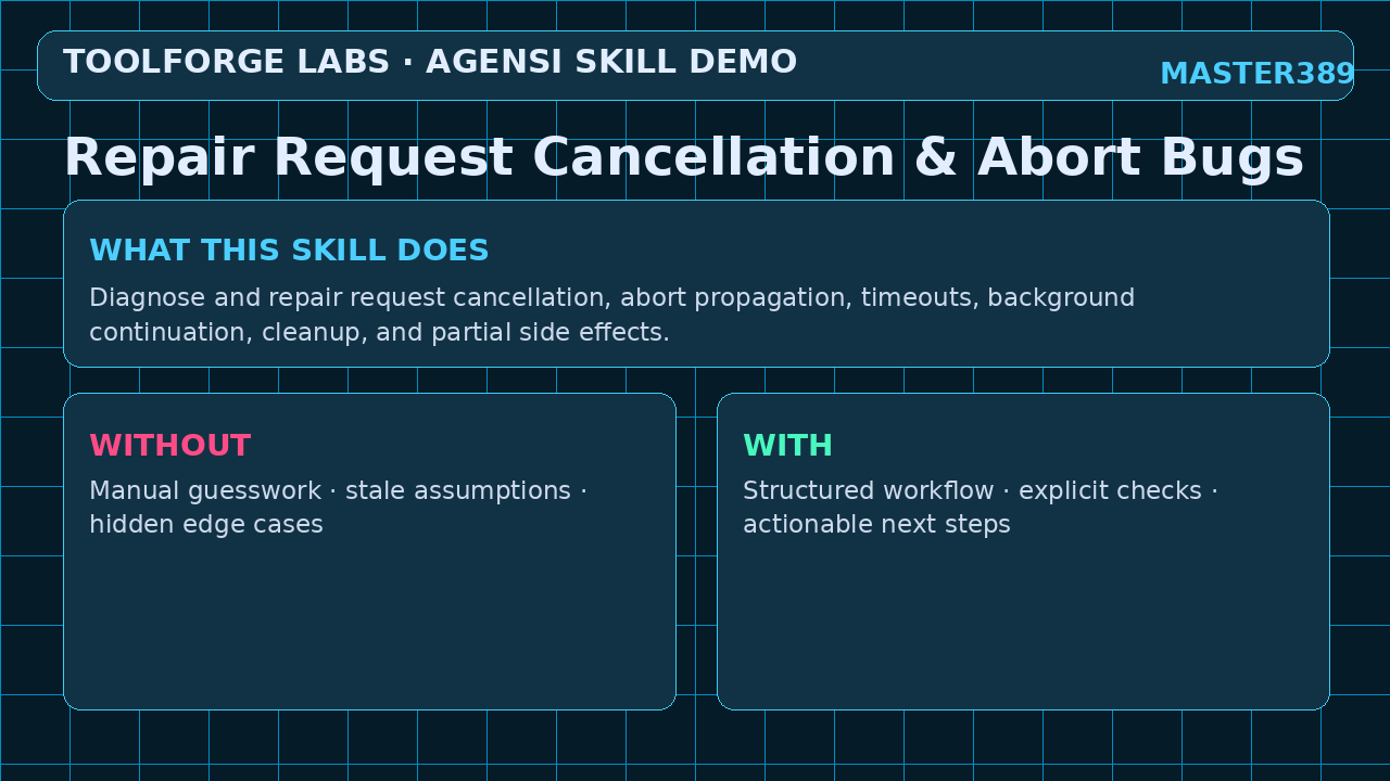 Repair Request Cancellation & Abort Bugs screenshot 1
