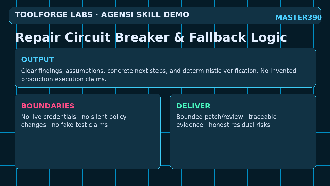 Repair Circuit Breaker & Fallback Logic screenshot 3