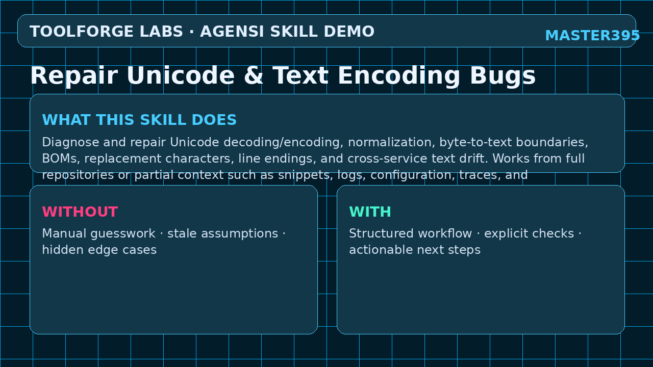 Repair Unicode & Text Encoding Bugs screenshot 1
