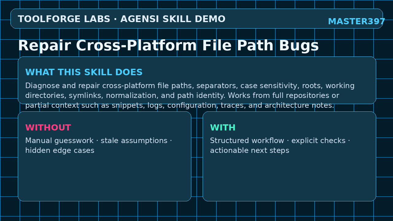 Repair Cross-Platform File Path Bugs screenshot 1