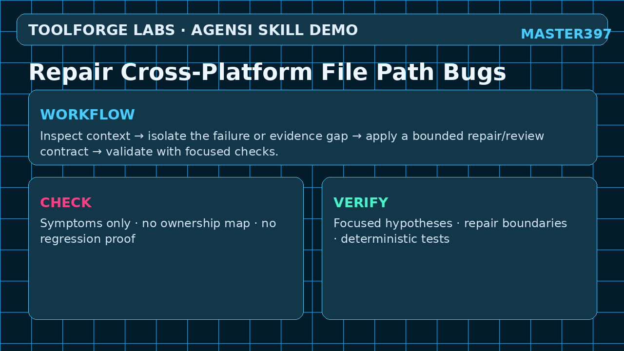 Repair Cross-Platform File Path Bugs screenshot 2
