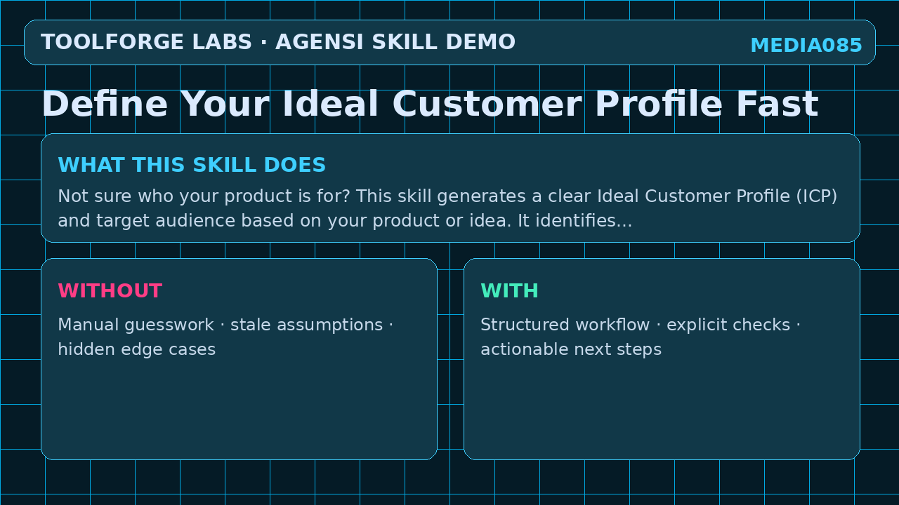 Define Your Ideal Customer Profile Fast screenshot 1