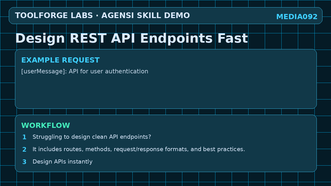 Design REST API Endpoints Fast screenshot 2