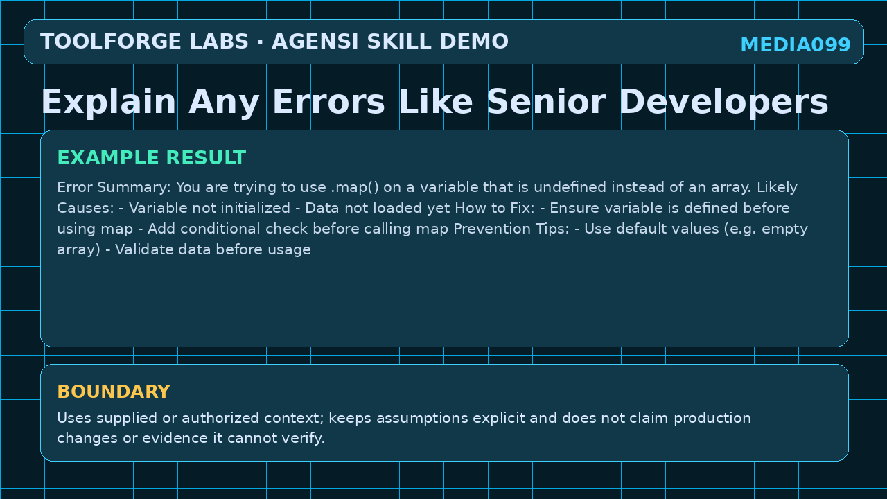 Explain Any Errors Like Senior Developers screenshot 3