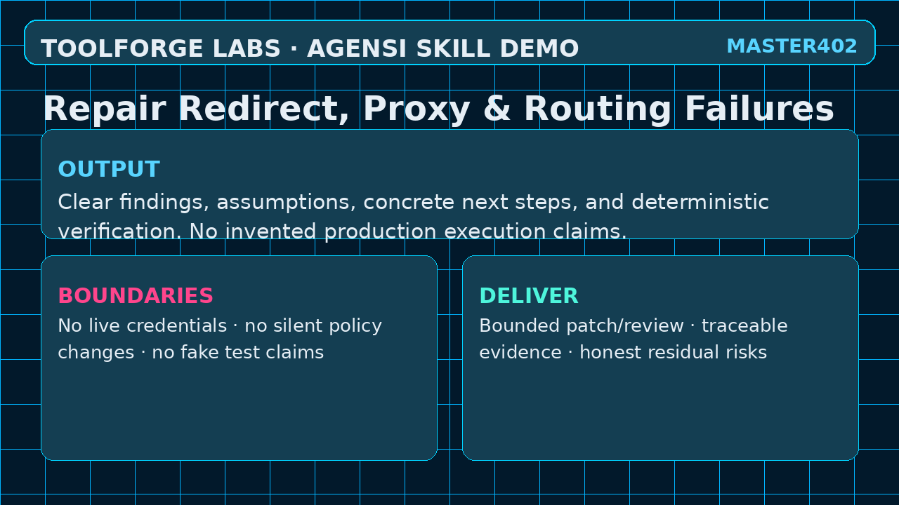 Repair Redirect, Proxy & Routing Failures screenshot 3