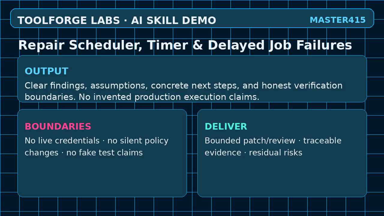 Repair Scheduler, Timer & Delayed Job Failures screenshot 3