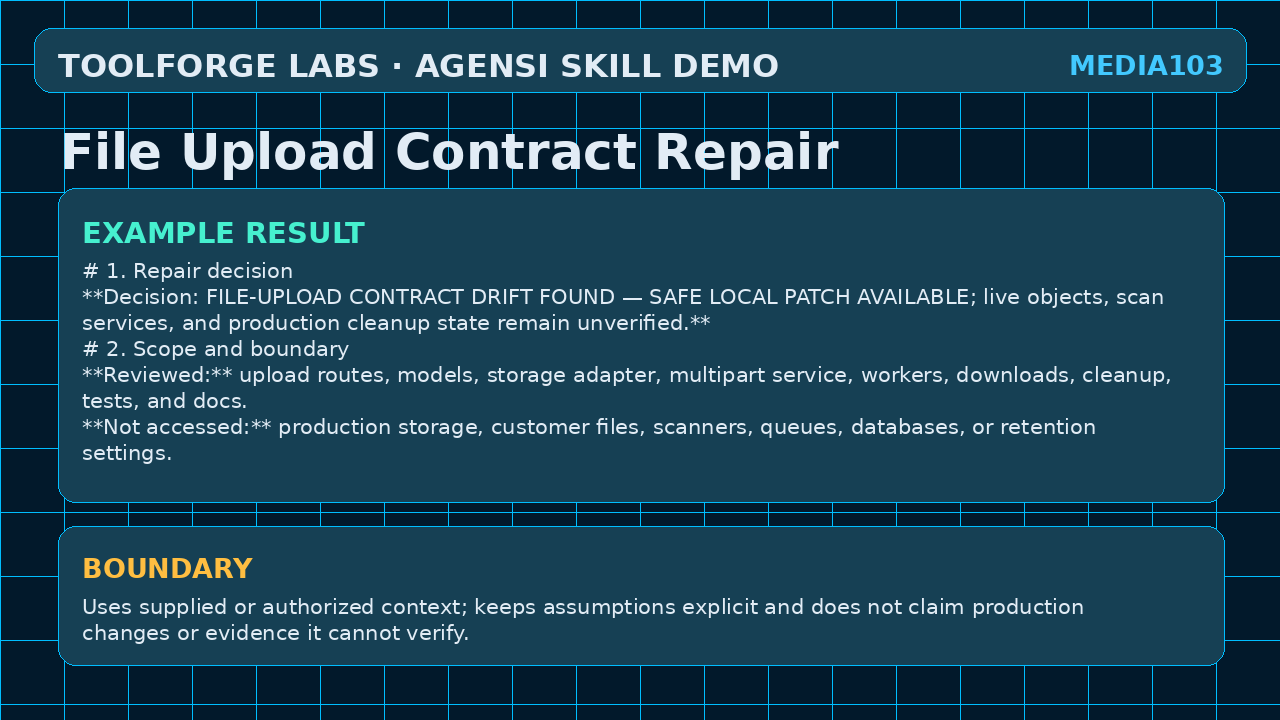 File Upload Contract Repair screenshot 3