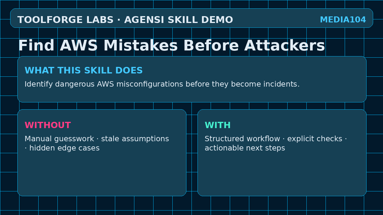 Find AWS Mistakes Before Attackers screenshot 1