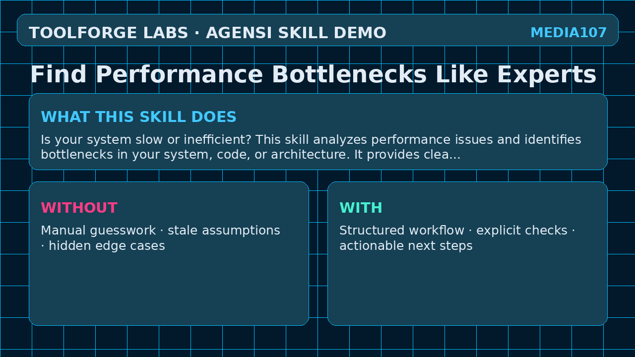 Find Performance Bottlenecks Like Experts screenshot 1