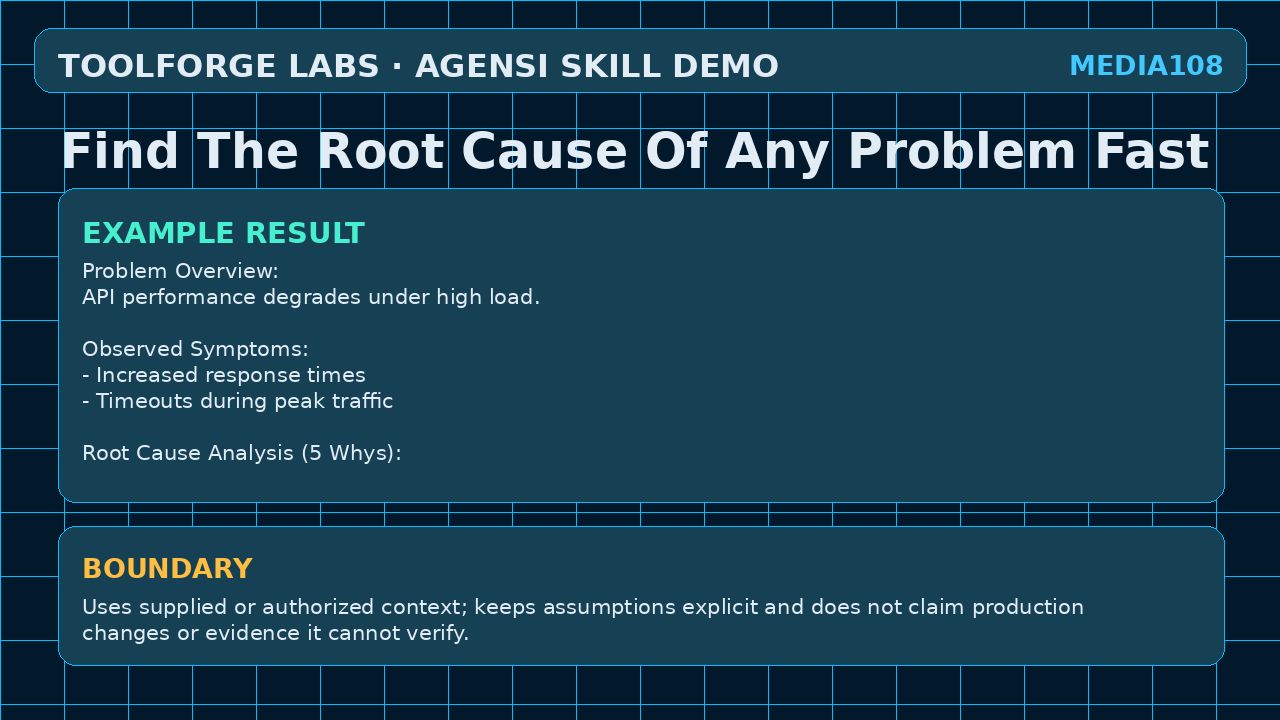 Find The Root Cause Of Any Problem Fast screenshot 3