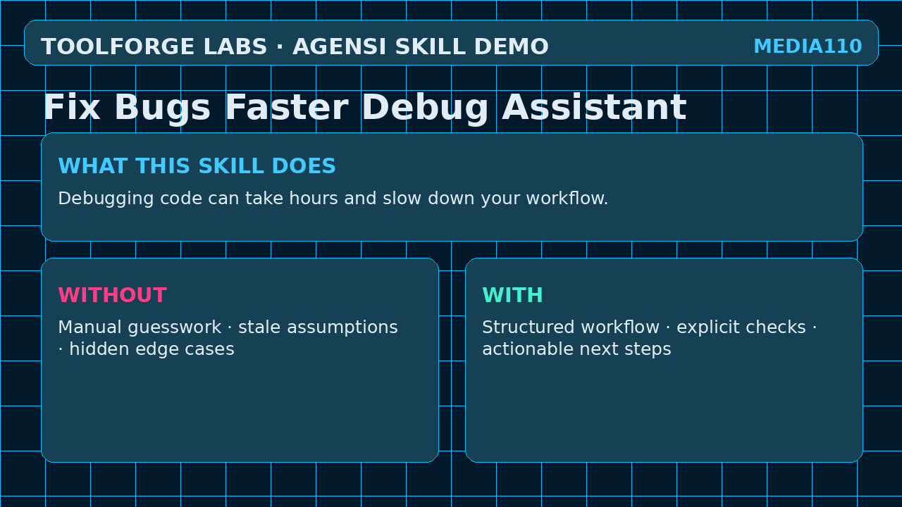 Fix Bugs Faster Debug Assistant screenshot 1
