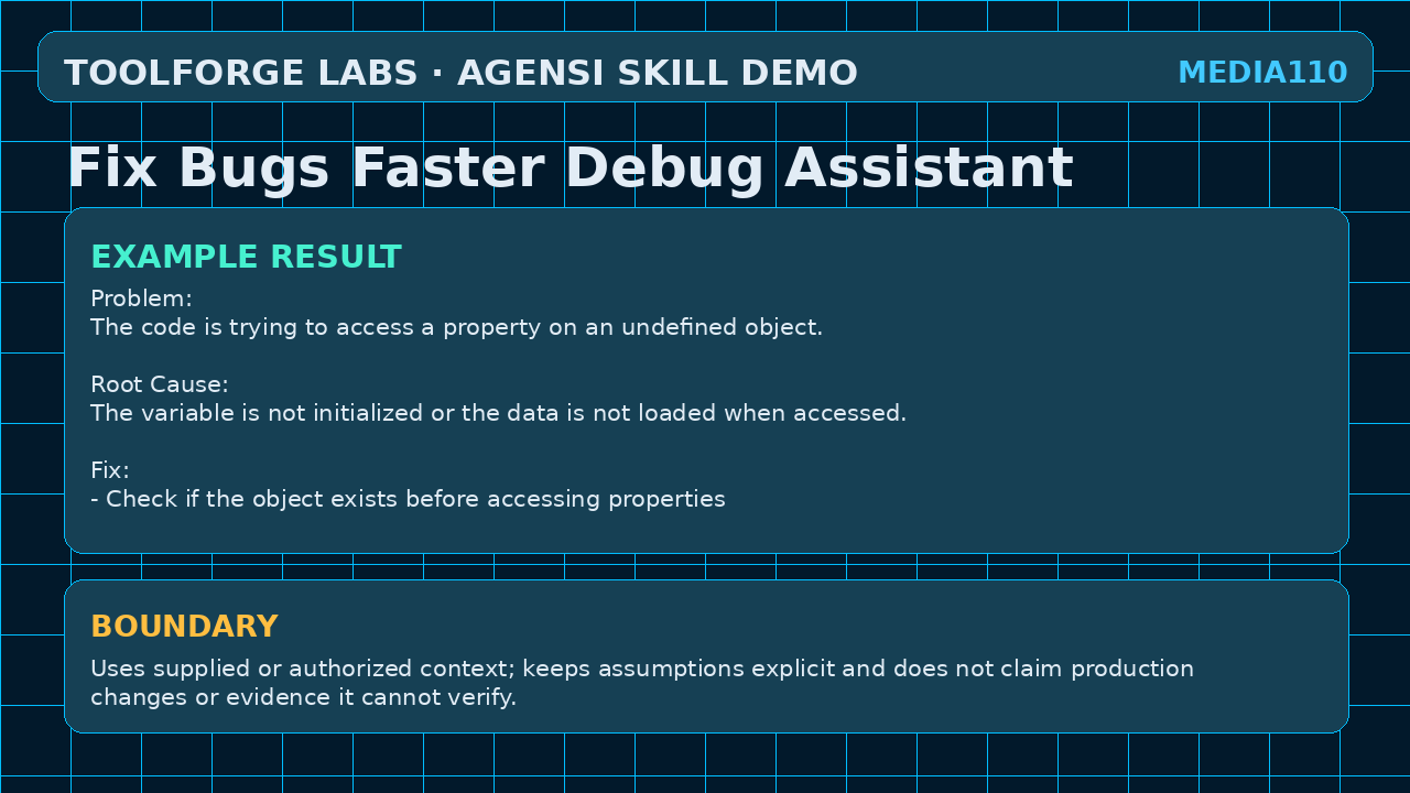Fix Bugs Faster Debug Assistant screenshot 3