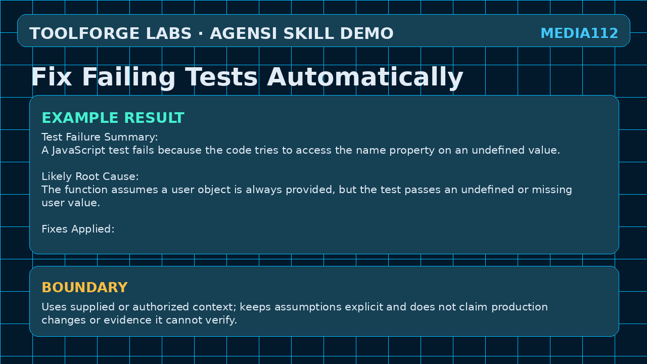 Fix Failing Tests Automatically screenshot 3