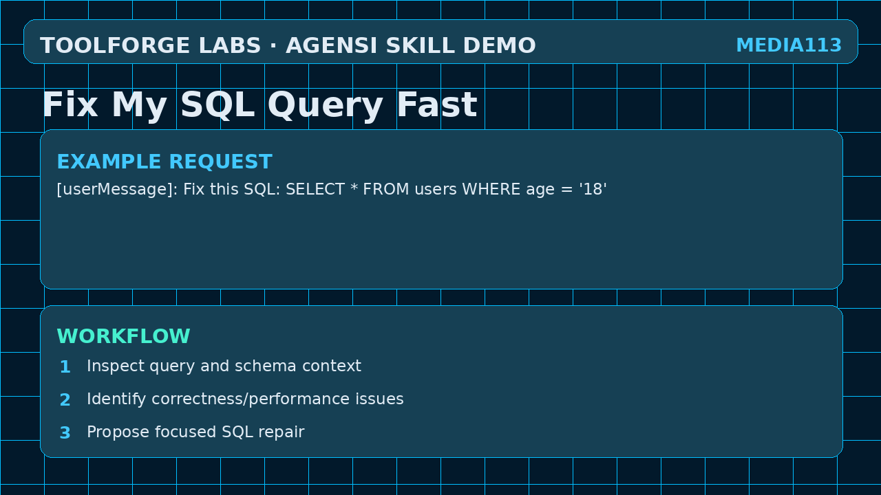 Fix My SQL Query Fast screenshot 2