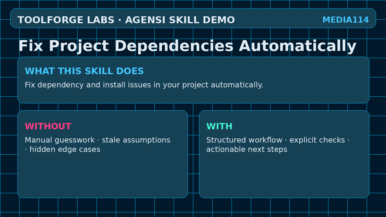 Fix Project Dependencies Automatically screenshot 1