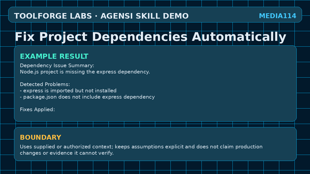 Fix Project Dependencies Automatically screenshot 3