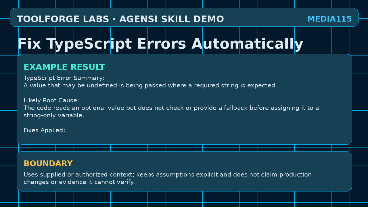 Fix TypeScript Errors Automatically screenshot 3