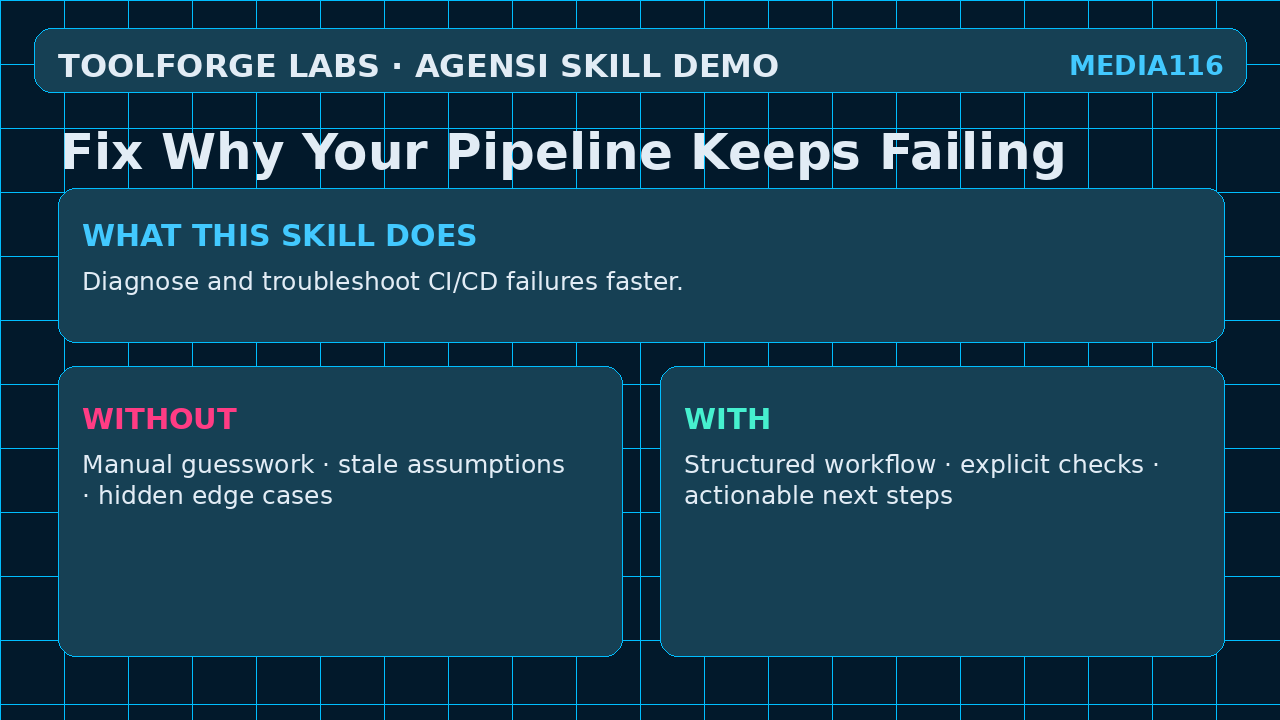 Fix Why Your Pipeline Keeps Failing screenshot 1
