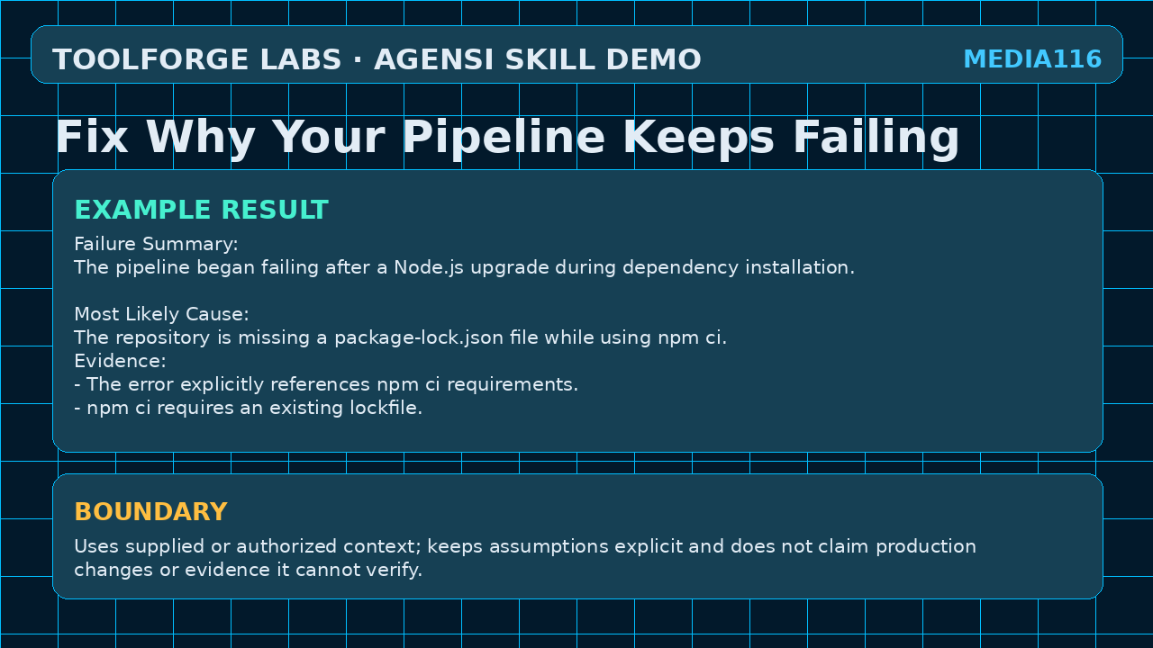 Fix Why Your Pipeline Keeps Failing screenshot 3