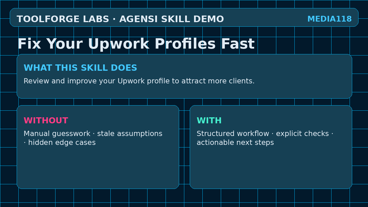 Fix Your Upwork Profiles Fast screenshot 1