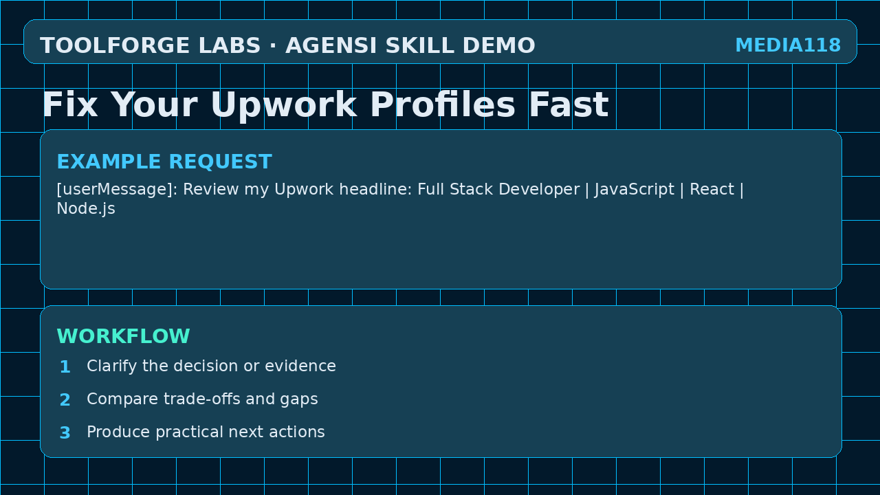 Fix Your Upwork Profiles Fast screenshot 2