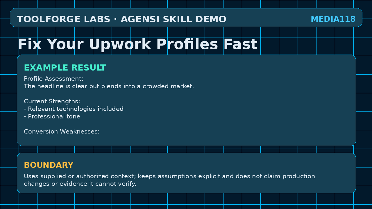Fix Your Upwork Profiles Fast screenshot 3