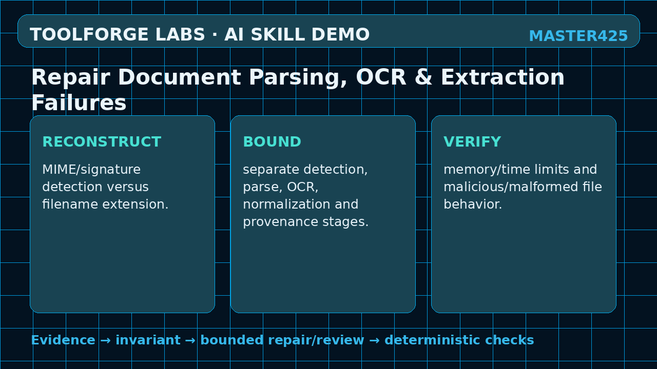 Repair Document Parsing, OCR & Extraction Failures screenshot 2