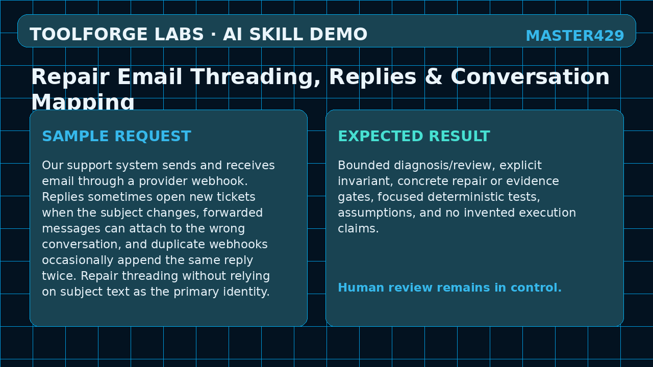 Repair Email Threading, Replies & Conversation Mapping screenshot 3