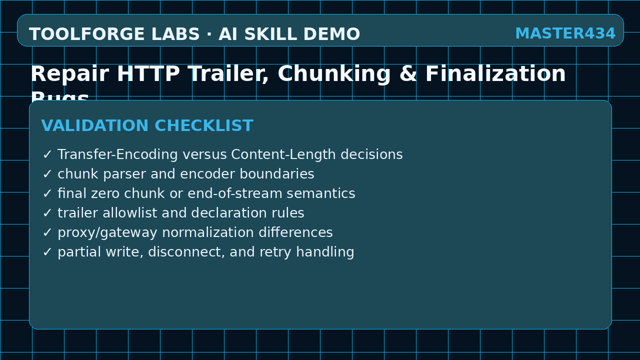 Repair HTTP Trailer, Chunking & Finalization Bugs screenshot 3