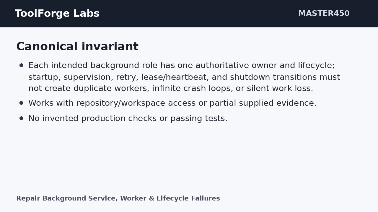 Repair Background Service, Worker & Lifecycle Failures screenshot 3