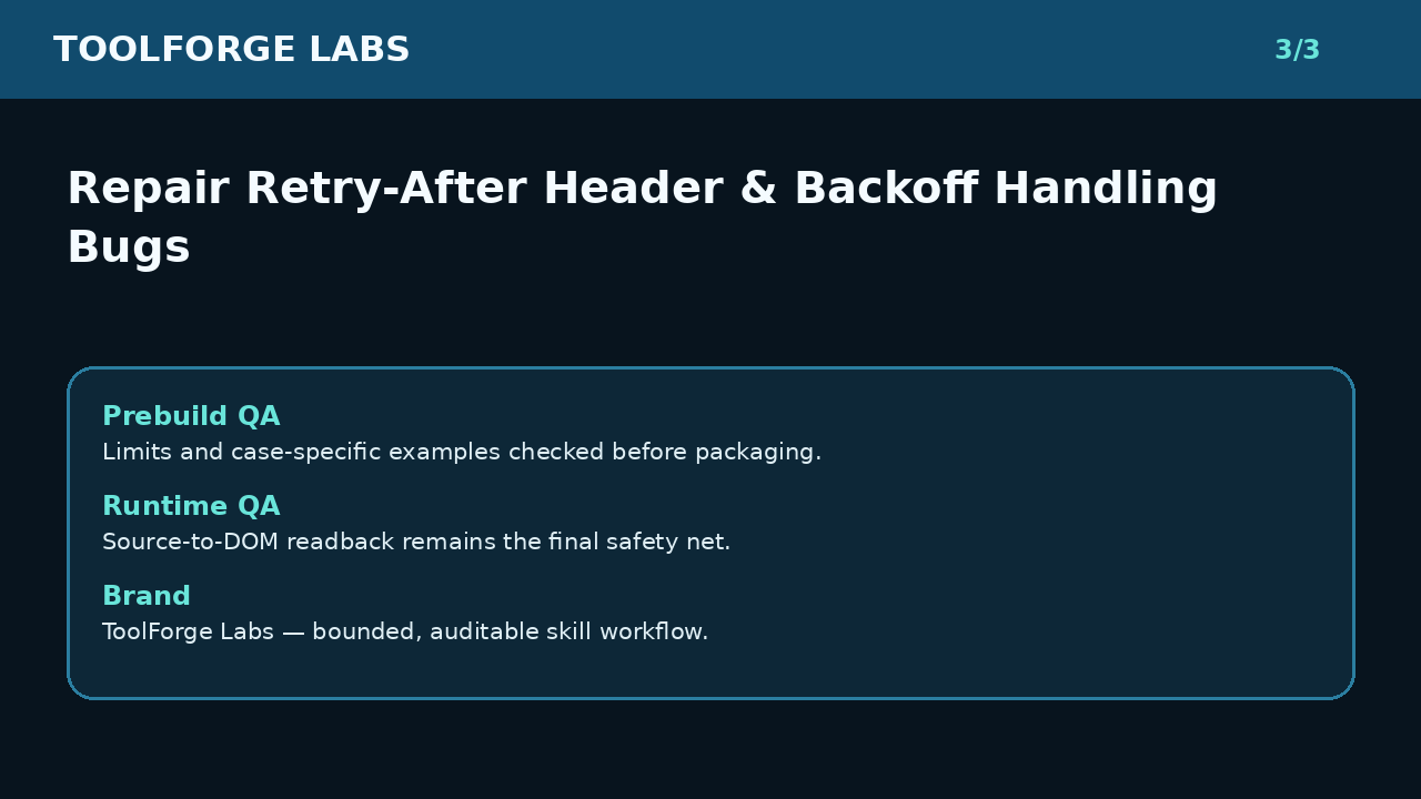 Repair Retry-After Header & Backoff Handling Bugs screenshot 3