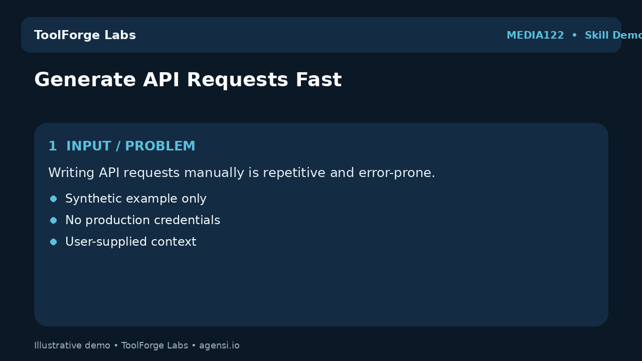Generate API Requests Fast screenshot 1