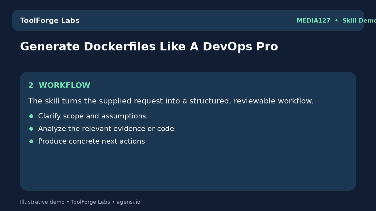 Generate Dockerfiles Like A DevOps Pro screenshot 2