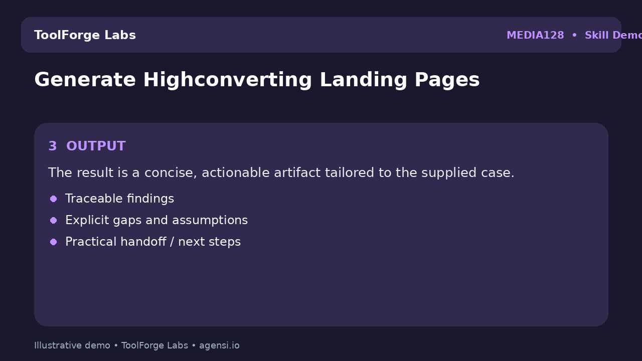 Generate Highconverting Landing Pages screenshot 3
