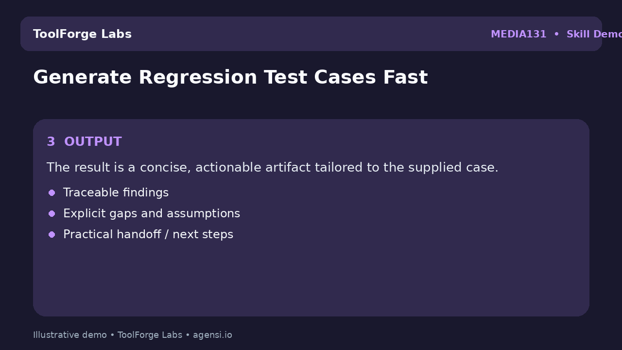 Generate Regression Test Cases Fast screenshot 3