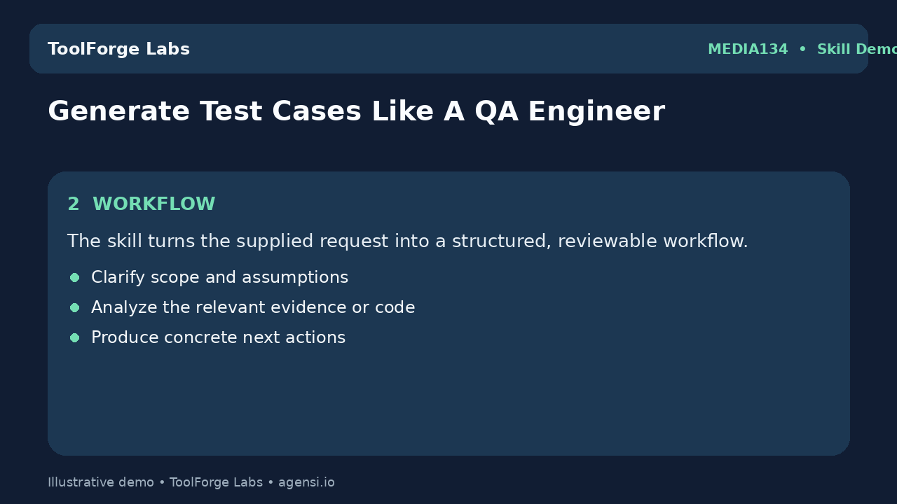 Generate Test Cases Like A QA Engineer screenshot 2