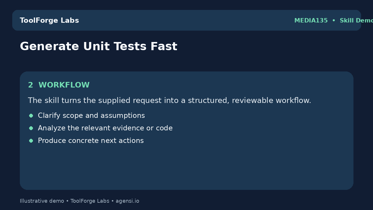Generate Unit Tests Fast screenshot 2