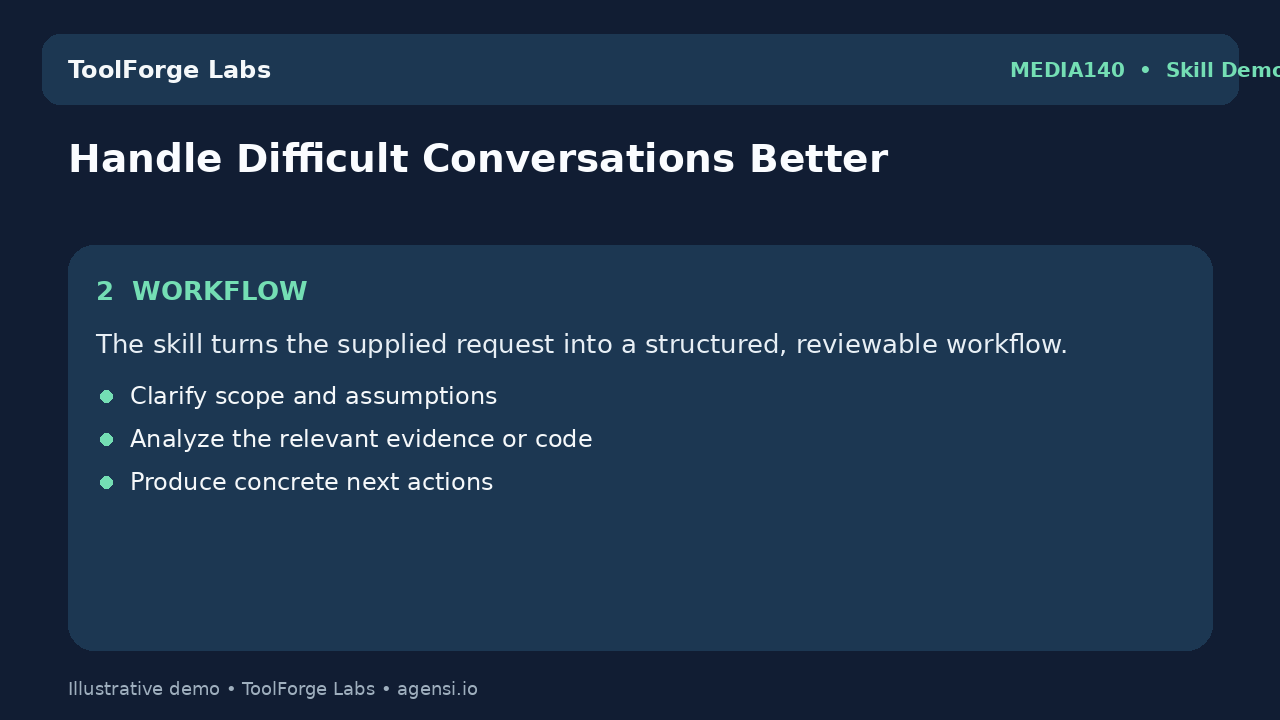 Handle Difficult Conversations Better screenshot 2