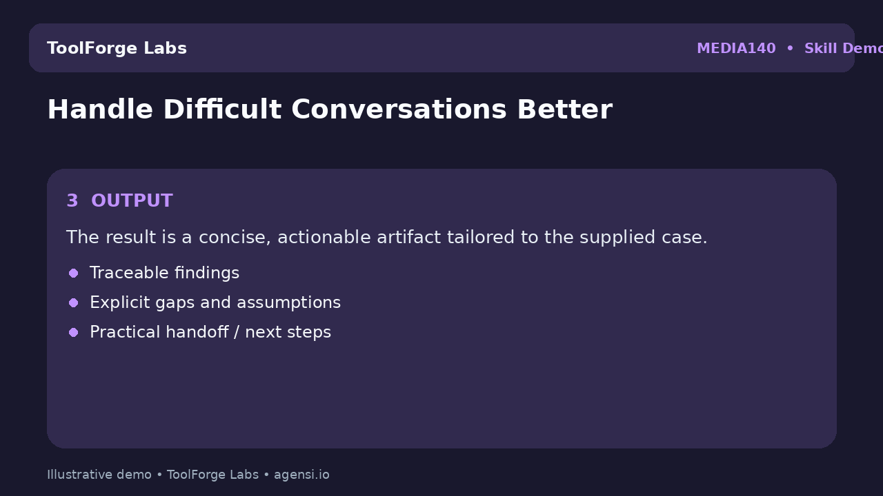Handle Difficult Conversations Better screenshot 3