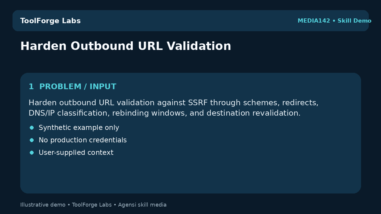 Harden Outbound URL Validation screenshot 4