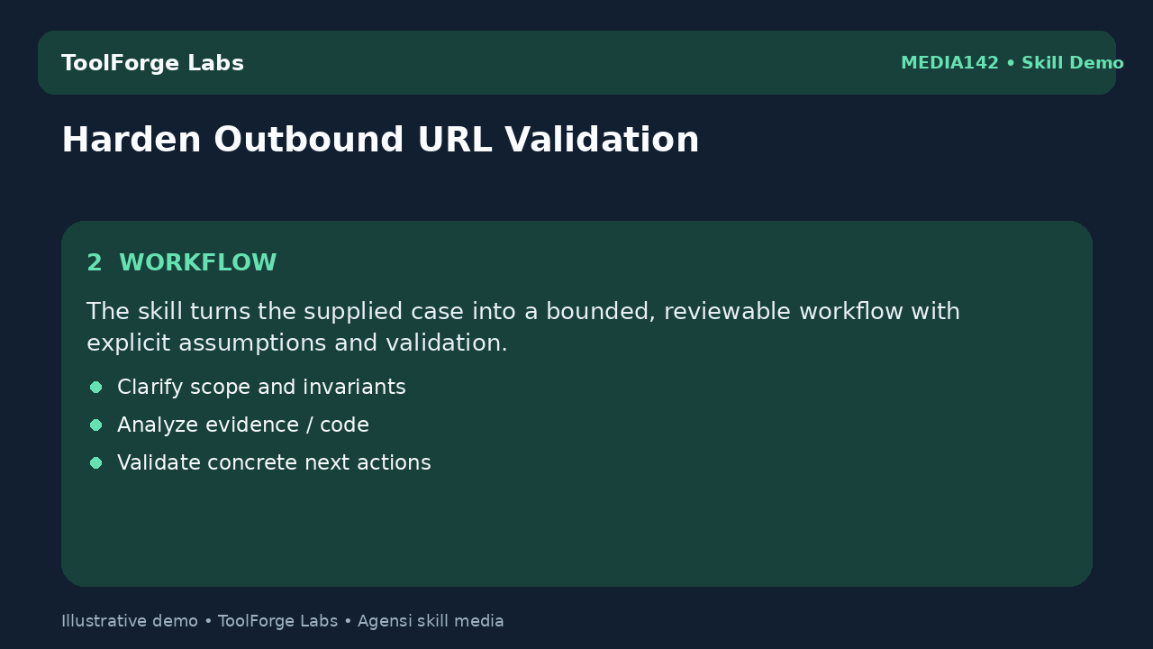 Harden Outbound URL Validation screenshot 5
