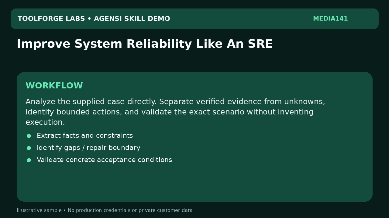 Improve System Reliability Like An SRE screenshot 2