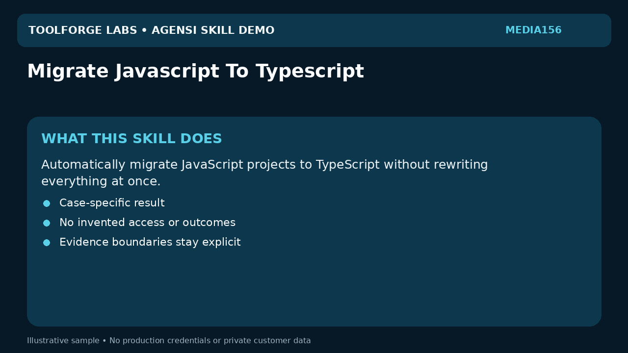 Migrate Javascript To Typescript screenshot 1