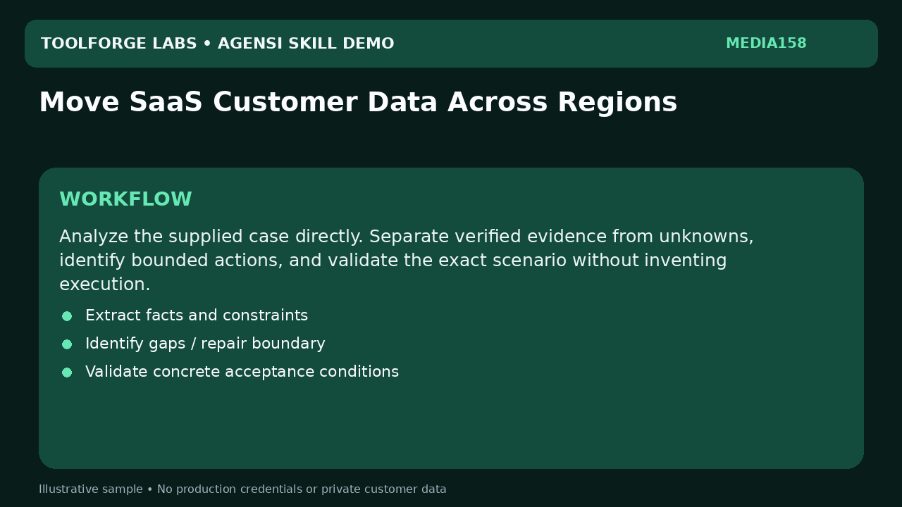 Move SaaS Customer Data Across Regions screenshot 2